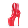 FLAMINGO-1020 Plateau Stiefel - Rot Lack von Pleaser – Ansicht 4