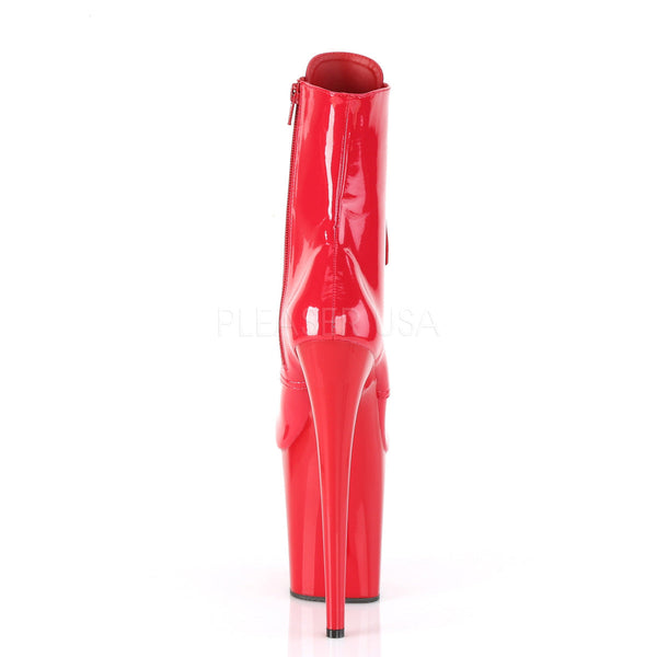FLAMINGO-1020 Plateau Stiefel - Rot Lack von Pleaser – Ansicht 3