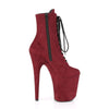 Extrem Plateau Stiefeltetten FLAMINGO-1020FS - Burgunderrot von Pleaser