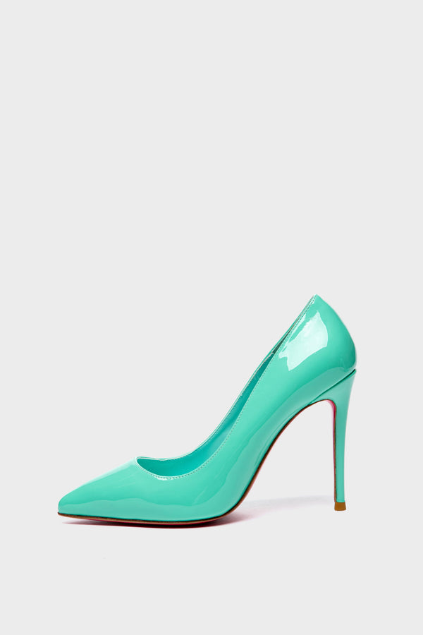 TAYA 100 Pumps in Türkis von Giaro – Ansicht 5