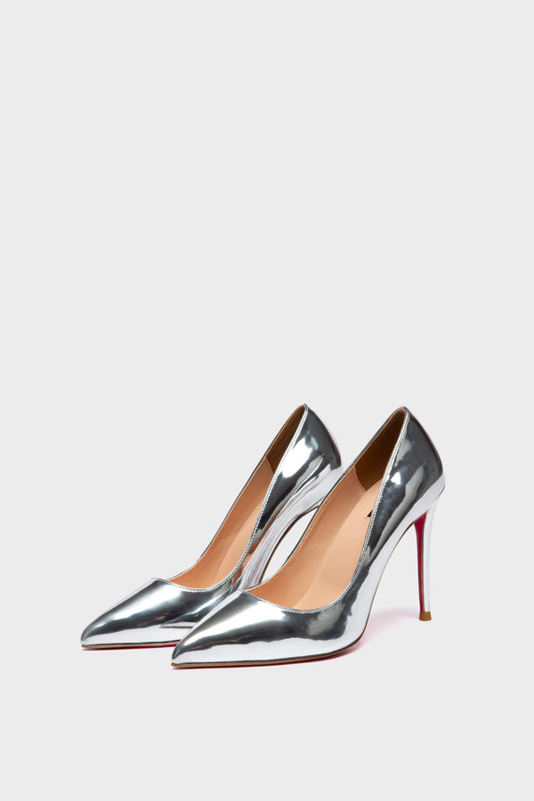 TAYA 100 Pumps in Liquid Silver von Giaro – Ansicht 11