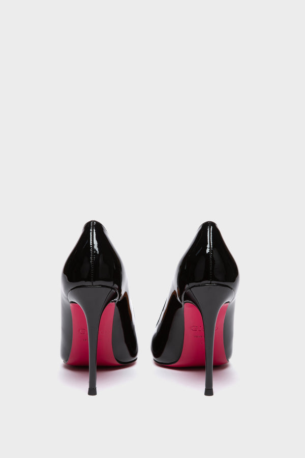 TAYA 100 Pumps in Schwarz Glänzend von Giaro – Ansicht 8