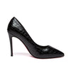 TAYA 100 Pumps in Schwarz Kroko von Giaro