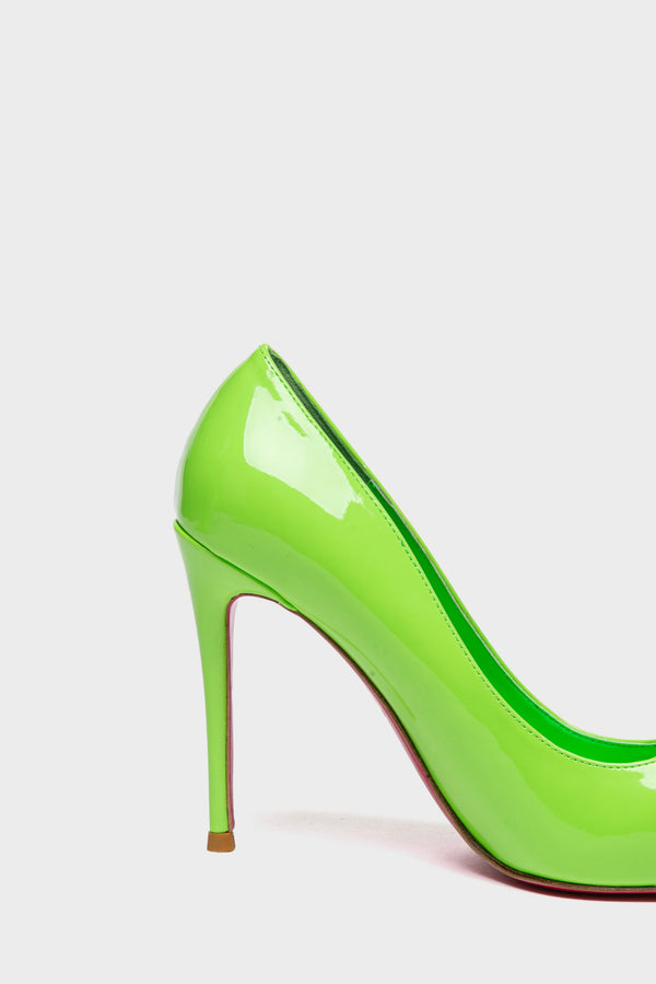 TAYA 100 Pumps in Neongelb von Giaro – Ansicht 8