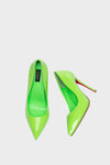 TAYA 100 Pumps in Neongelb von Giaro – Ansicht 7