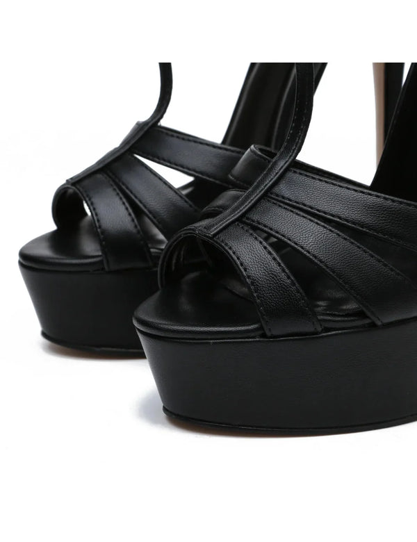 Giaro KARELESS Black Matte Sandalen SALE