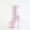 ADORE-1040IG Plateau Stiefeletten Lila/Glitzer von Pleaser – Ansicht 3