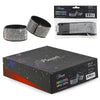 Ankle Cuffs Knöchelriemchen mit Glitzersteinchen Strass in Schwarz / Silber / Transparent von Pleaser – Ansicht 3