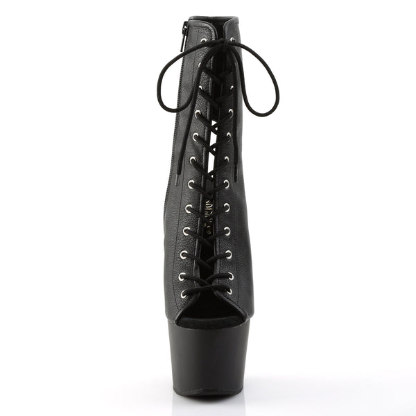 ADORE-1016 Plateau Stiefeletten Schwarz von Pleaser – Ansicht 2