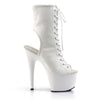ADORE-1016 Plateau Stiefeletten Weiß von Pleaser – Ansicht 5