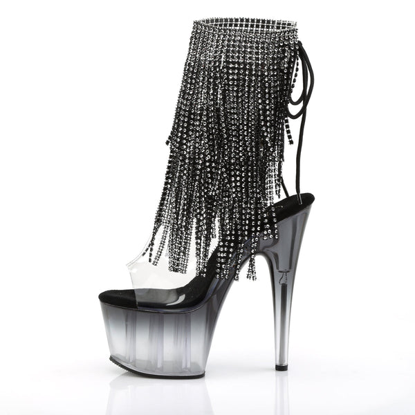 ADORE-1017RSFT Plateau Stiefeletten Schwarz von Pleaser – Ansicht 3