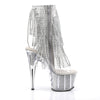 ADORE-1017SRS Plateau Stiefeletten Silber von Pleaser – Ansicht 5