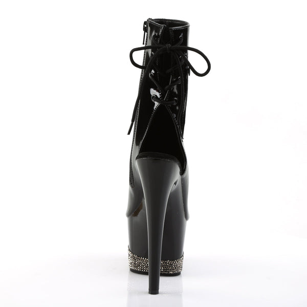 ADORE-1018-3 Plateau Stiefeletten Lack Schwarz von Pleaser – Ansicht 4