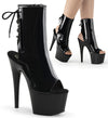ADORE-1018 Plateau Stiefeletten Schwarz Lack von Pleaser – Ansicht 5