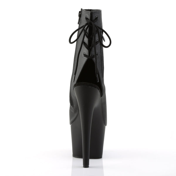 ADORE-1018 Plateau Stiefeletten Schwarz Matt von Pleaser – Ansicht 4