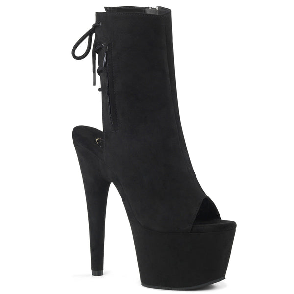 ADORE-1018FS Plateau Stiefeletten - Schwarz von Pleaser