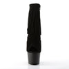 ADORE-1019 Plateau Stiefeletten - Schwarz von Pleaser – Ansicht 2