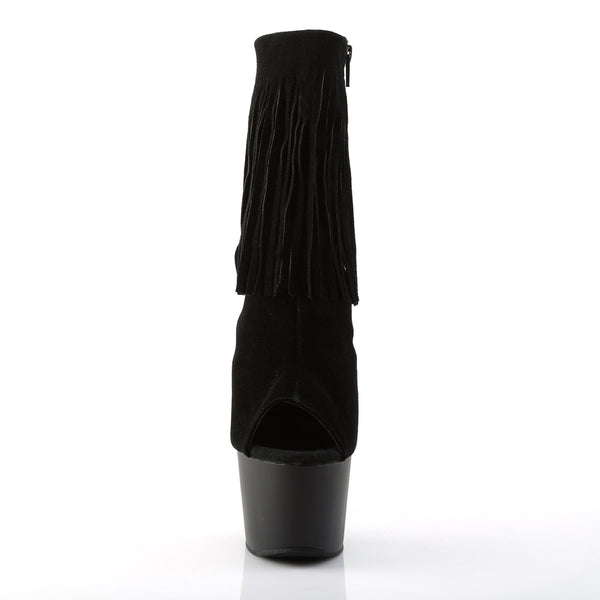 ADORE-1019 Plateau Stiefeletten - Schwarz von Pleaser – Ansicht 2