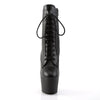 ADORE-1020 Plateau Stiefeletten Schwarz Echtleder von Pleaser – Ansicht 2