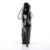ADORE-1020 Plateau Stiefeletten Lack Schwarz von Pleaser – Ansicht 4