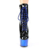 ADORE-1020 Plateau Stiefeletten Schwarz/Blau von Pleaser – Ansicht 2
