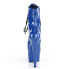 ADORE-1020 Plateau Stiefeletten Lack Royal Blau von Pleaser – Ansicht 4