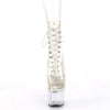 ADORE-1020C-2 Plateau Stiefel - Transparent von Pleaser – Ansicht 2