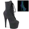 ADORE-1020REFL Plateau Heels - Grün/Lila von Pleaser