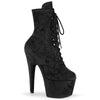ADORE-1020WR Plateau Stiefelette Schwarz von Pleaser