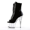 ADORE-1021 Plateau Stiefeletten - Schwarz/Transparent von Pleaser – Ansicht 3