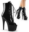 ADORE-1021 Plateau Stiefeletten Schwarz Lack von Pleaser – Ansicht 5