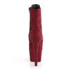 ADORE-1021FS Plateau Stiefeletten - Burgund von Pleaser – Ansicht 4