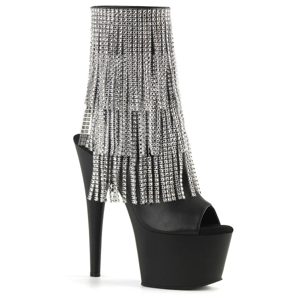 ADORE-1024RSF Plateau Stiefeletten Schwarz von Pleaser