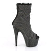 ADORE-1031 Plateau Stiefeletten - Schwarz mit Steinchen von Pleaser – Ansicht 5