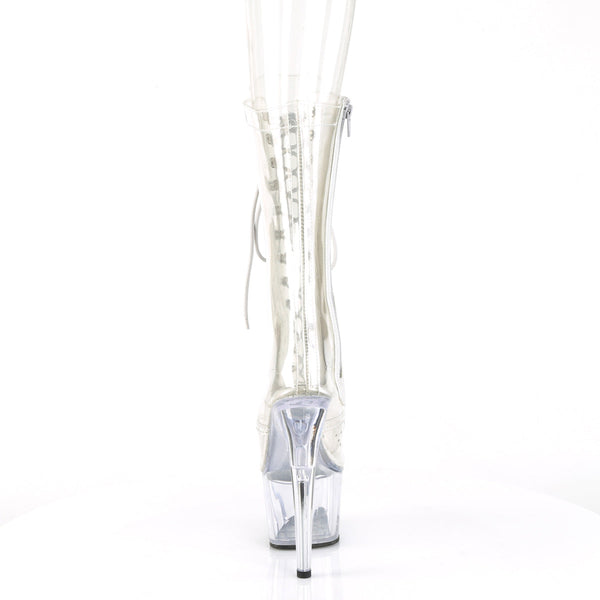 ADORE-1050C Plateau Stiefel - Transparent von Pleaser – Ansicht 4