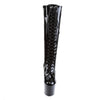 ADORE-2023 Plateau Stiefel Lack Schwarz von Pleaser – Ansicht 2
