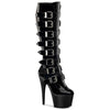 ADORE-2043 Plateau Stiefel Schwarz von Pleaser