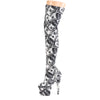 ADORE-3000DP Plateau Overknee Stiefel Dollar Print von Pleaser – Ansicht 3