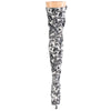 ADORE-3000DP Plateau Overknee Stiefel Dollar Print von Pleaser – Ansicht 4