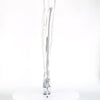 ADORE-3021 Plateau Overknee Stiefel Transparent/Silber von Pleaser – Ansicht 4