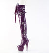 ADORE-3028 Overknee Plateauschuhe Lila von Pleaser – Ansicht 3