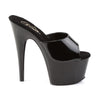 ADORE-701 Plateau Pantoletten Schwarz Lack von Pleaser – Ansicht 5