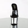 ADORE-701 Plateau Pantoletten Silber von Pleaser – Ansicht 2