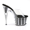 ADORE-701G Plateau Pantoletten Schwarz von Pleaser – Ansicht 5