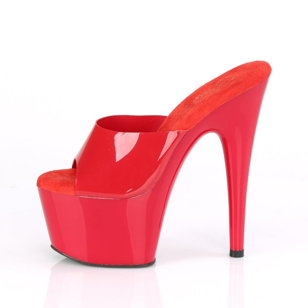 ADORE-701N Stiletto Plateauschuhe Rot von Pleaser – Ansicht 3