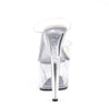 ADORE-702 Plateau Pantoletten transparent von Pleaser – Ansicht 4