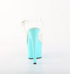 ADORE-708 Plateau Sandaletten Blau Türkis von Pleaser – Ansicht 4