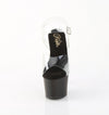 ADORE-708 Plateau Sandaletten Schwarz Matt von Pleaser – Ansicht 2