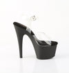ADORE-708 Plateau Sandaletten Schwarz Matt von Pleaser – Ansicht 5