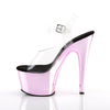 ADORE-708 Plateau Sandaletten Baby Pink von Pleaser – Ansicht 3